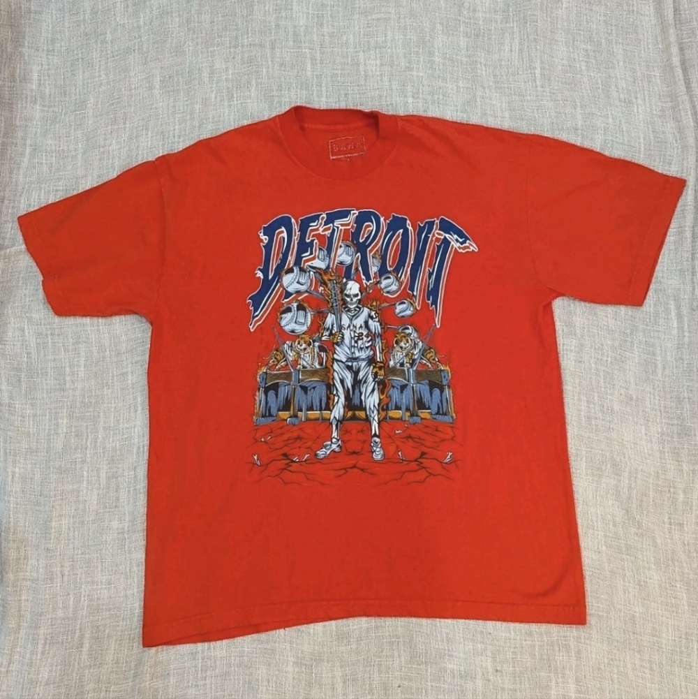 SANA Detroit Tigers Orange T-shirt XL